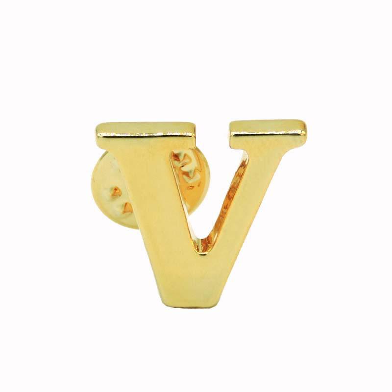 

Унисекс модное имя начальная заглавная буква брошь костюм булавки золотая свадьба высокое качество V