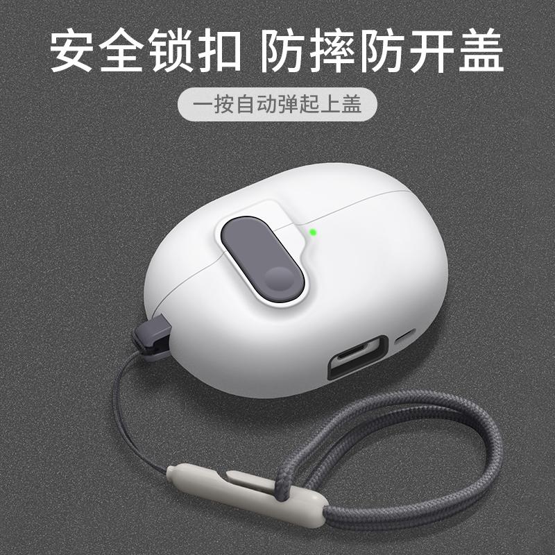 Case for Huawei Freebuds Pro 4 3 Luxury Wireless Bluetooth Earphone Case with Hook Shockproof Protect Cover for FreeBuds Pro 4 3