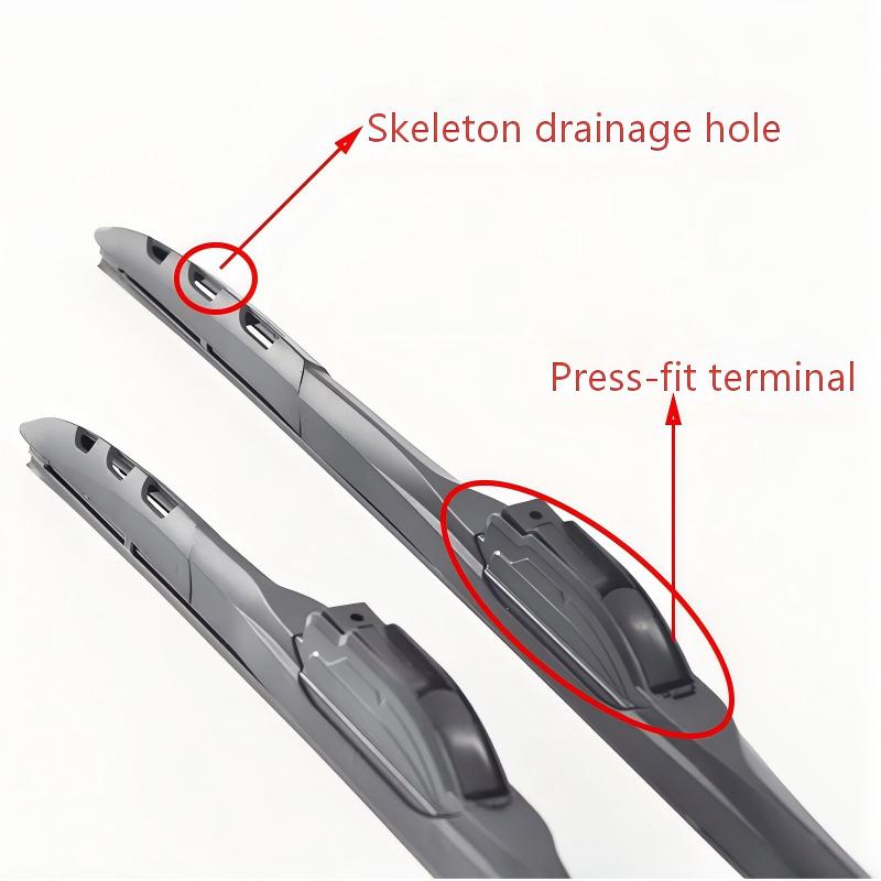 CHSKY Natural Rubber Electric Multi-Function Windshield Wiper All-in-One Smart Tri-Speed Wiper for VW Cars Replaceable Connector