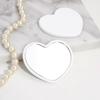 Heart-Shaped Portable Mini Vanity Mirror - HD Makeup Compact