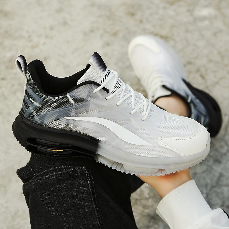 New Men's Casual Running Air Cushion with Shock Absorption and Height Increase Sports Dad Summer Trendy Shoes