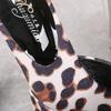 Ladies Stiletto Shoes Sexy Catwalk Model Leopard Print Crystal Shoes 190 Series 15cm Heel 4.5cm Platform LFD