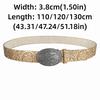 Trendy PU Leather Western Cowboy Belt Vintage Retro Waistband Punk Rock Y2K Carved Buckle Embossed Belt For Man Women