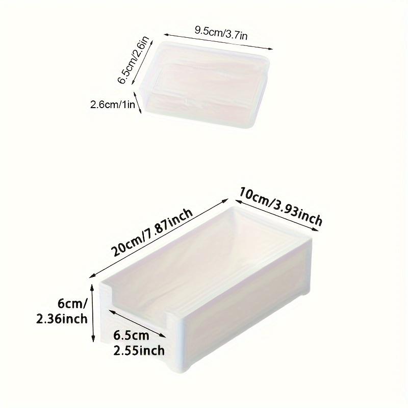 Plastic Cable Organizer Box Set with 7 Clear Storage Trunks-Non-Waterproof,Multipurpose Desktop Cord Management, Charging:able&Accessory Organization