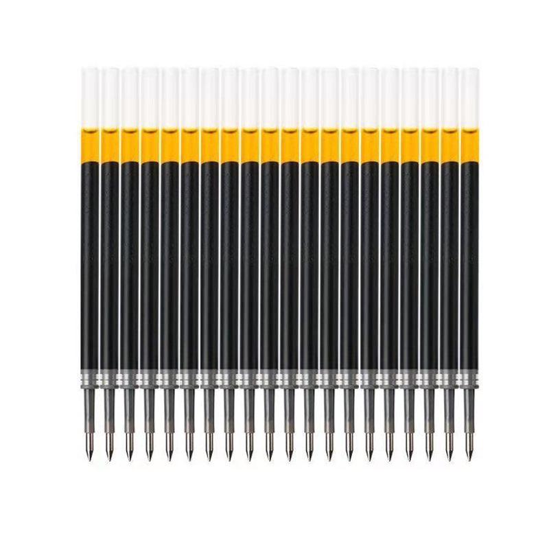 Black/Red GP1008 Ballpoint Pen for Students and Offices - Refillable, Press-Action Design for Writing and Signing