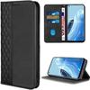 Case - OPPO - Find X5 Lite - Luxury Leather Effect - Magnetic Closure - Black
