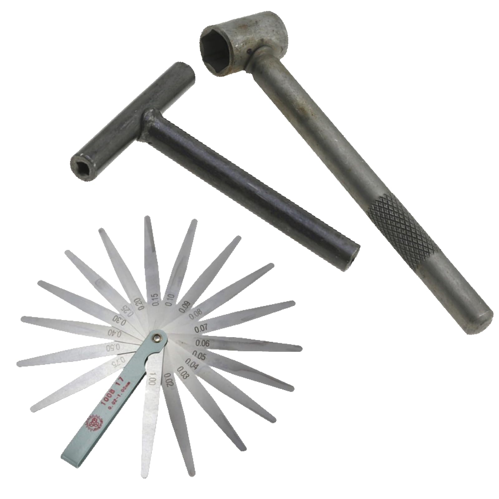 

GTM Smith Tappet Adjustment Wrench Thickness Gauge 3 Piece Set Valve Clearance Adjustment Tool A