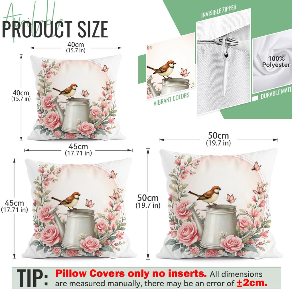 Retro Boho Farmhouse Pillowcase Printed Polyester 40/45/50cm Throw Pillowcover Decorative Sofa Cushion Pillowslip Home Decor