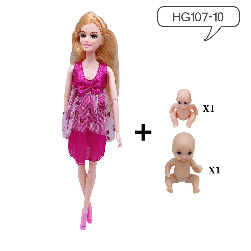 11.5 Inch Multi-functional Joint Pregnant with A Big Belly Will Give Birth To A Doll Barbie Doll Princess Girl