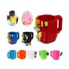 350ml Creative Milk Mug Coffee Cups Creative Build-on Brick Mug Cups Drinking Water Holder Building Blocks Design Birthday Gifts