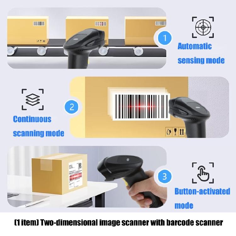 Corded Barcode Scanner Corded Handheld Barcode Reader for Smartphone Reader Barcode Recognition Scanner Accessories