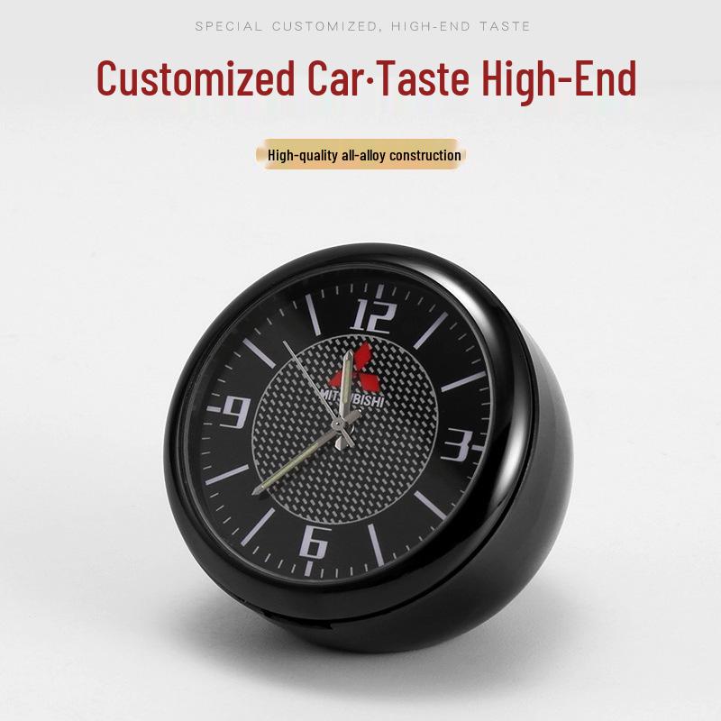Luminous Digital Car Clock Quartz Watch Ornament
