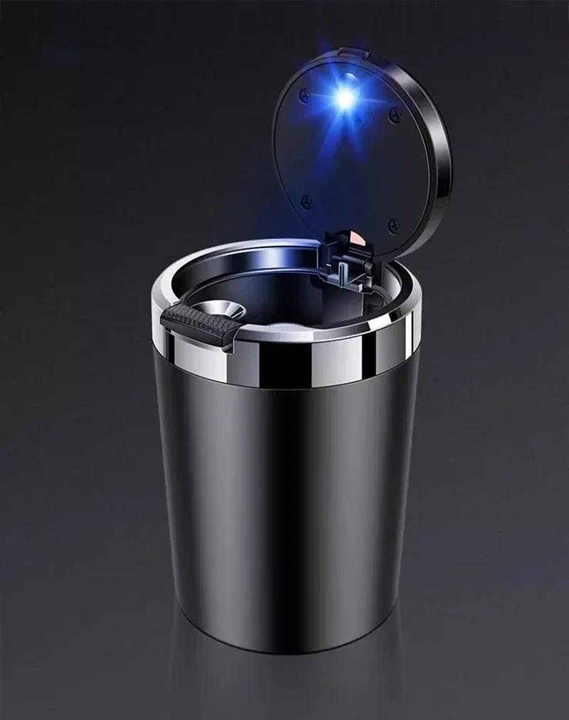Car Stickers For Alfa Romeo Car Ashtray Cigarette Ash Holds Cup LED Light Automotive Ashtray For Alfa romeo giulietta giulia ste