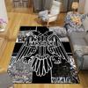 PAOK Flannel Printed Carpet, Home Sofa Decoration for Living Room & Bedroom, Non‑Slip Play Flannel Floor Mat for Game Room
