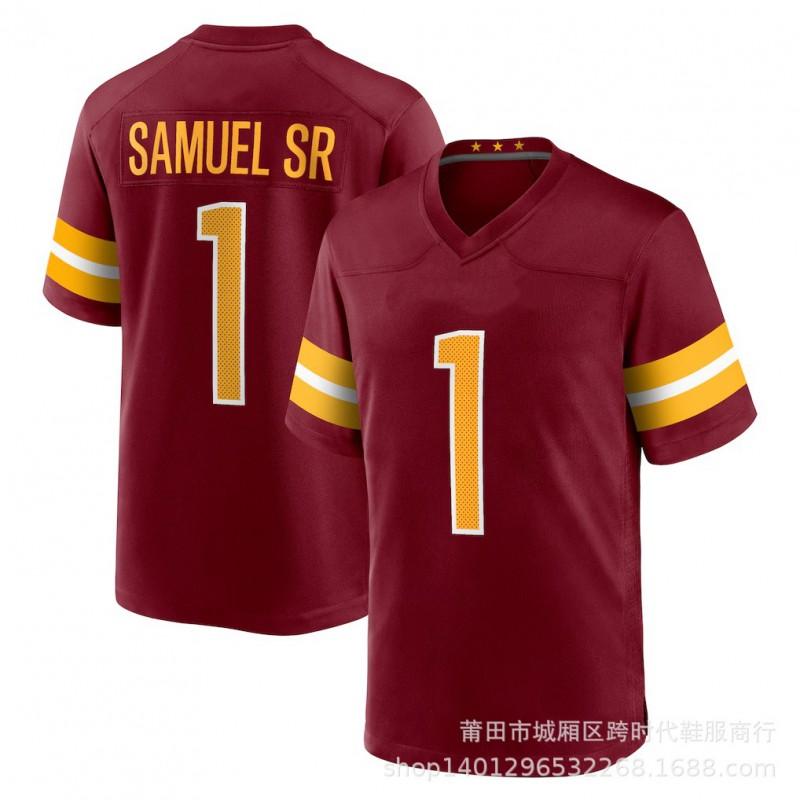 Washington Commanders NFL Football Jersey Terry McLaurin 17 Authentic Style Fan Apparel Men