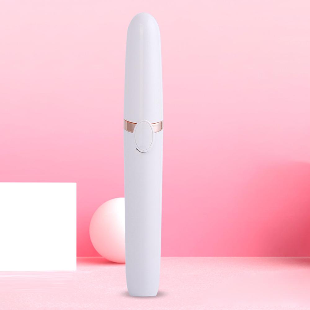 

1шт помада мини электрический триммер для бровей, помада бритва, помада бритва, бритва для бровей, One Stroke формовочная модель батареи белый