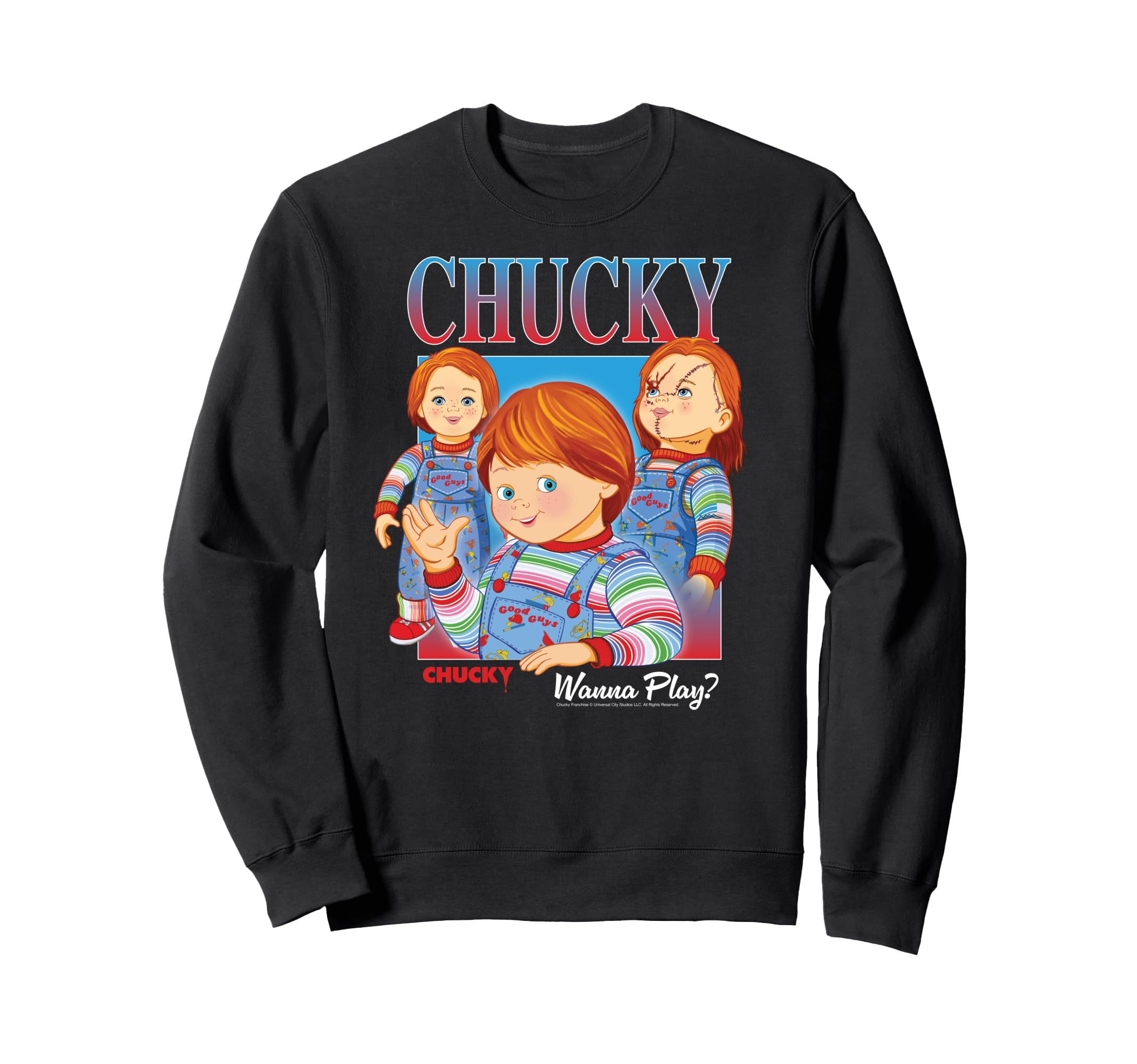 

Chucky Wanna Play Vintage Sweatshirt чорний
