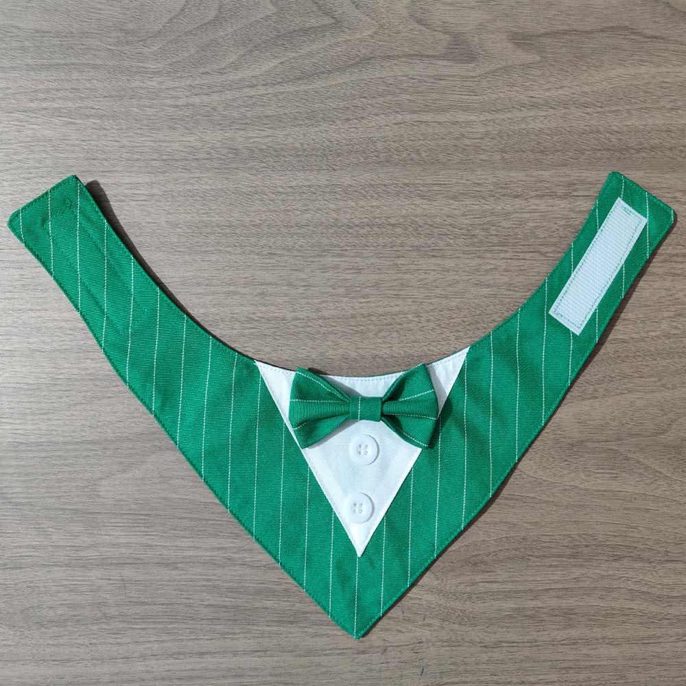 Tanpopo Dog Tuxedo Formal Wedding Bandana Bow Tie Birthday Costume Adjustable Pet Party Attire Valentines Outfit Cosplay Collar