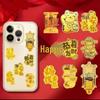 999 Pure Gold Princess Phone & Fridge Stickers: Prosperity, Peace, and Joy