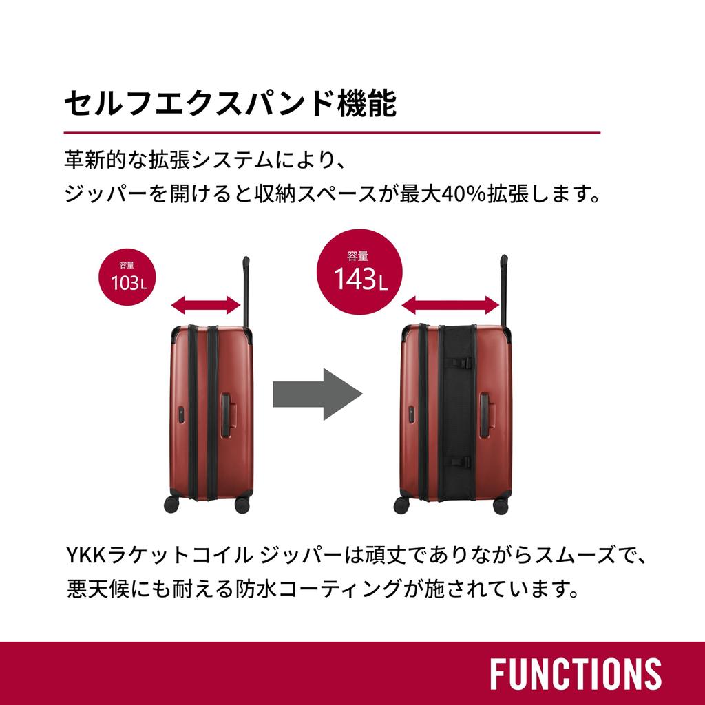 Spectra Erweiterbarer Großer Erweiterbarer Koffer bis zu Für Männer und Business Übersee TSA Doppel 8 611762 [Victorinox] 3.0 Koffer, 40%, Business, Frauen,
