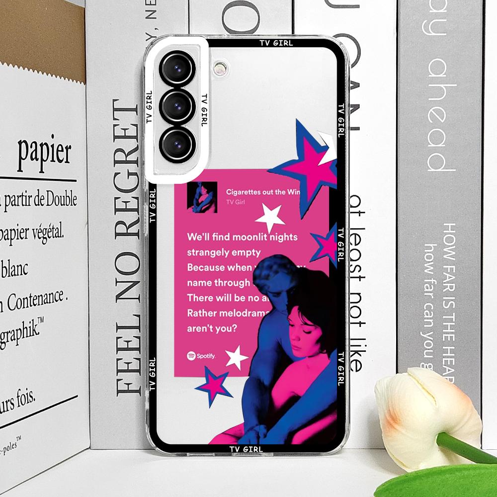 Fashion Singer TV Girl Music Albums Phone Case for Samsung Galaxy A14 4G A16 A55 A54 A36 A53 A13 5G A15 A25 A52 Clear Soft Cover