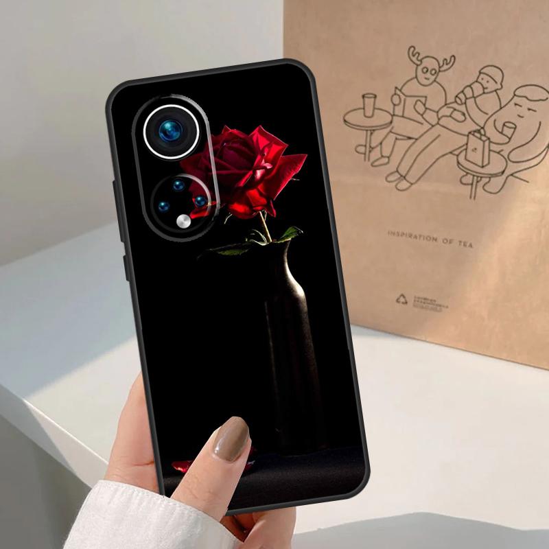 Beautiful Garden Red Roses Flowers For Honor Magic 7 Lite 5 6 8 Pro Case For Honor 400 200 90 70 50 X8c X8b X9a X9b X9c X9d Win