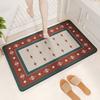 Diatom Mud Bathroom Mat with Strong Water Absorption, Dirt Resistant and Anti Slip Dry Foot Mat At the Entrance of the Bathroom