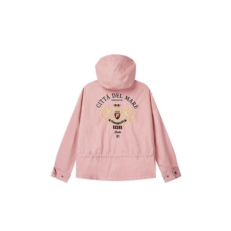 Fila Hooded Sports Woven Jacket Women Jackets Pink F11W018704F-PK