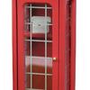 Model telefonní budky Zábavný Realistický Dřevěný Mini Domeček pro panenky Telefonní budka pro domeček pro panenky 1/12