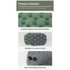 Inflatable Seat Cushion For Air Travel Portable Inflatable Stadium Seats Lightweight Sitting Pad For Stadium Pregnancy Travel