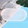 Silicone  Mold Flexible Silicone Tray Mold Good Elasticity High Tear-resistant Epoxy Resin Oval