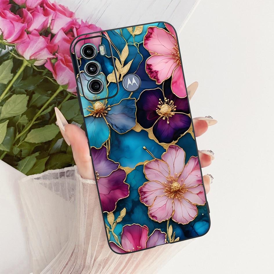 For Motorola Moto G40 Fusion Case Luxury Dragon Cartoon Tiger Wolf Cover Soft Black Silicone Bumper For Motorola Moto G60 Fundas