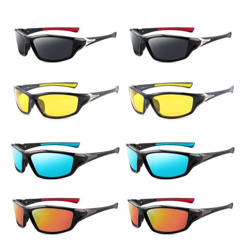 8pcs Sports Polarized Sunglasses Men Women Outdoor Cycling Sun Glasses Men Fishing Sunglasses Unisex UV400