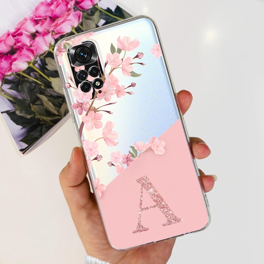 For Xiaomi Redmi Note 11 4G Case Redmi Note 11S Stylish Letters Cover Soft Silicone Phone Case For Redmi Note 11 Pro Plus Fundas
