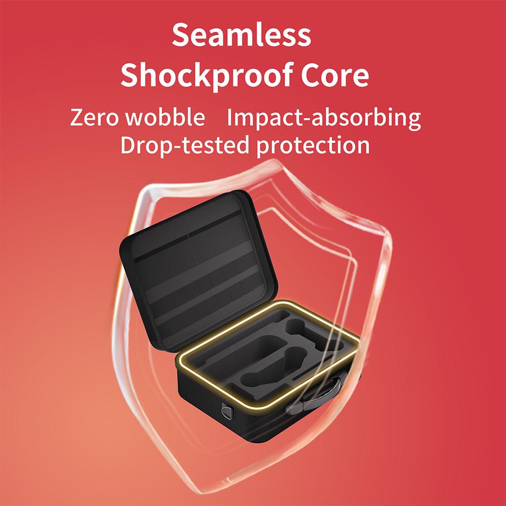 Carrying Case with Handle and Shoulder Strap Portable Storage Bag Waterproof and Shockproof Carry Case for Switch 2 Accessories