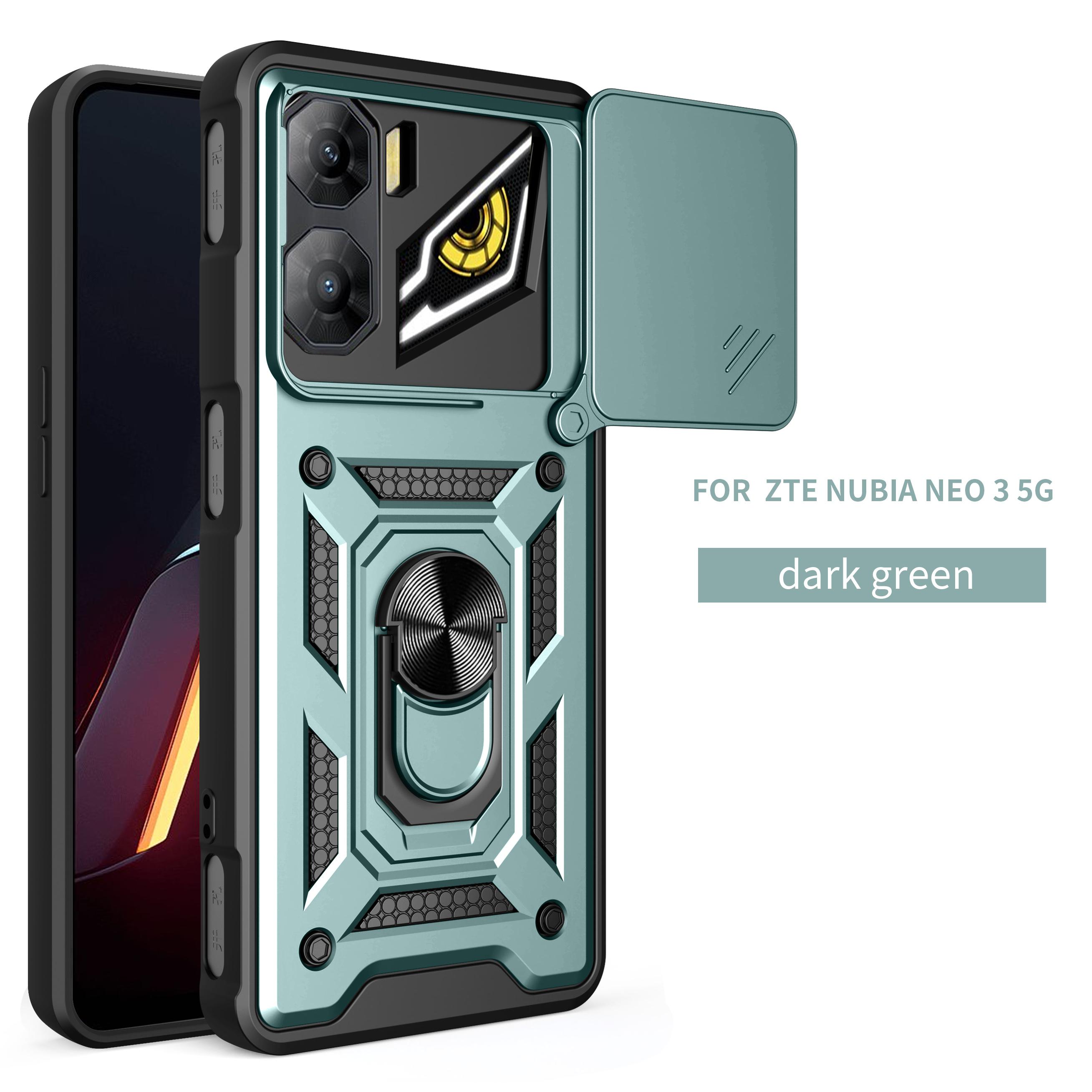 

For ZTE nubia Neo 3 Case ZTE nubia Neo3 Cover nubia Neo3 Magnetic Ring Holder Armor Phone Case Slide Camera Protect Back Cover ZTE nubia Neo 3