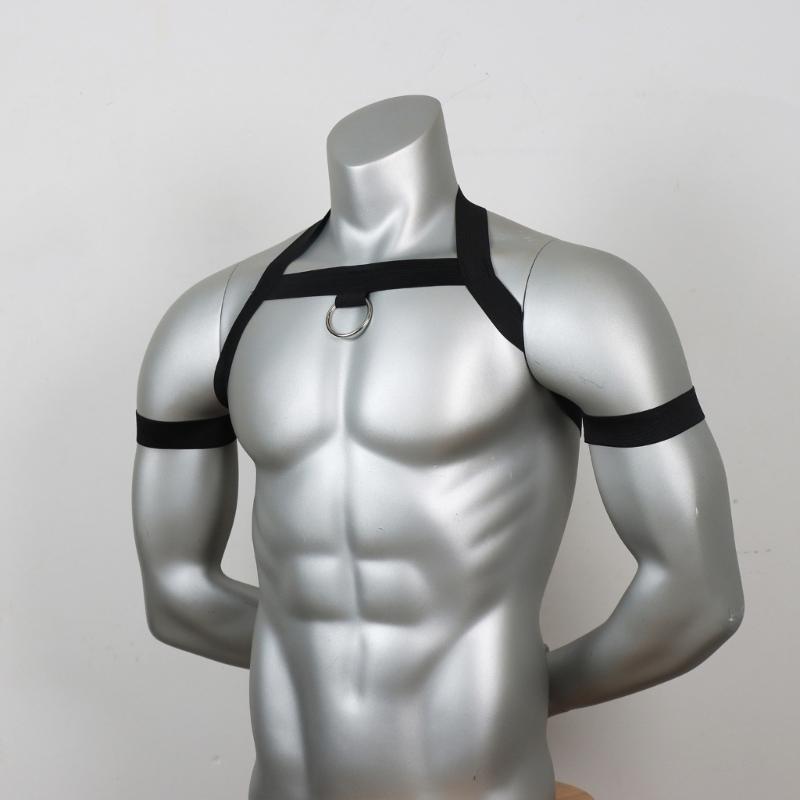 Men Chest Harness Elastic Chest Strap Sex Restrain Chest Bandage Punk Nylon Chest Belt Cosplay Costume Accessory