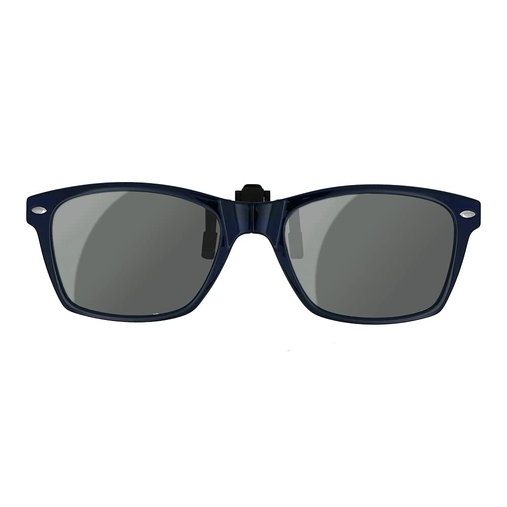 

Hug Ozawa Sunglasses DBL Dark with Silver Free Size GR-007C Blue/Gray Mirror,