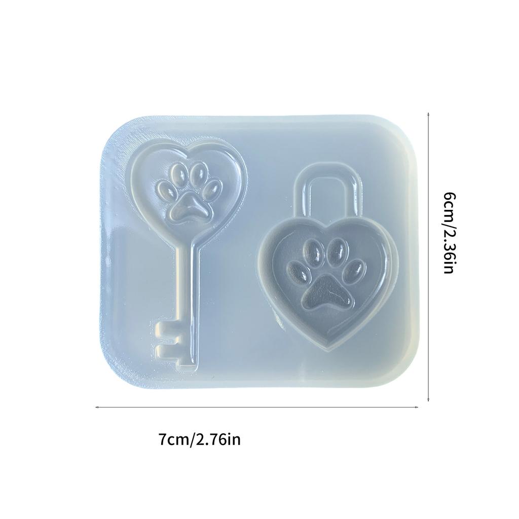 Creative Cats Shaped Key Holder Mold Heat Resistant Silicone Mould For Unique Accessories Phone Charm DIY Enthusiasts