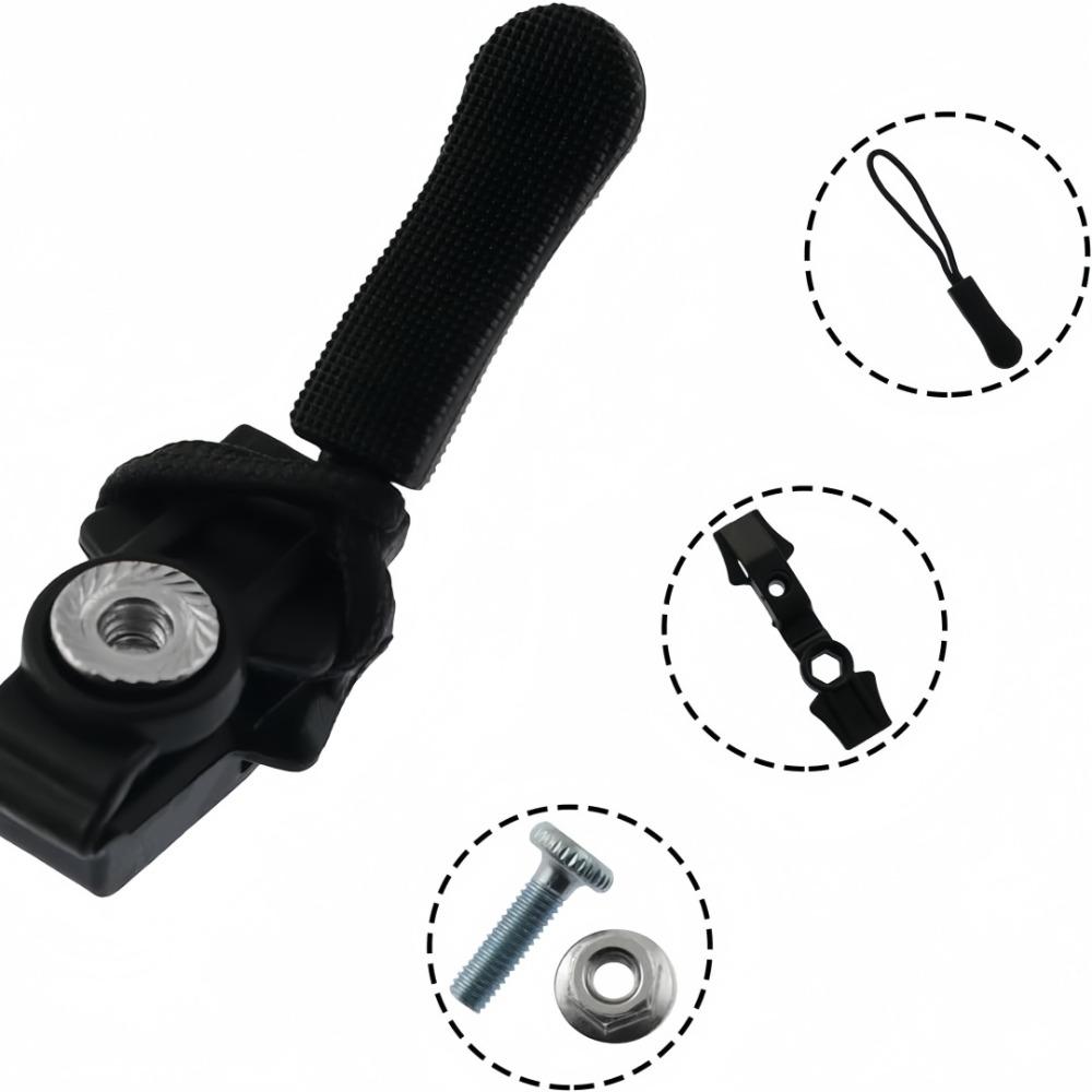 6/3 Stück Universeller Reißverschluss-Schieber Schnellinstallation Abnehmbarer Reißverschlusskopf für Jacken Gepäcktaschen Ersatz Schieberverschluss Reparatur