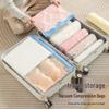 Travel Vacuum Compression Storage Bag - Portable, Transparent, Hand-rolled for Clothes and Pillow