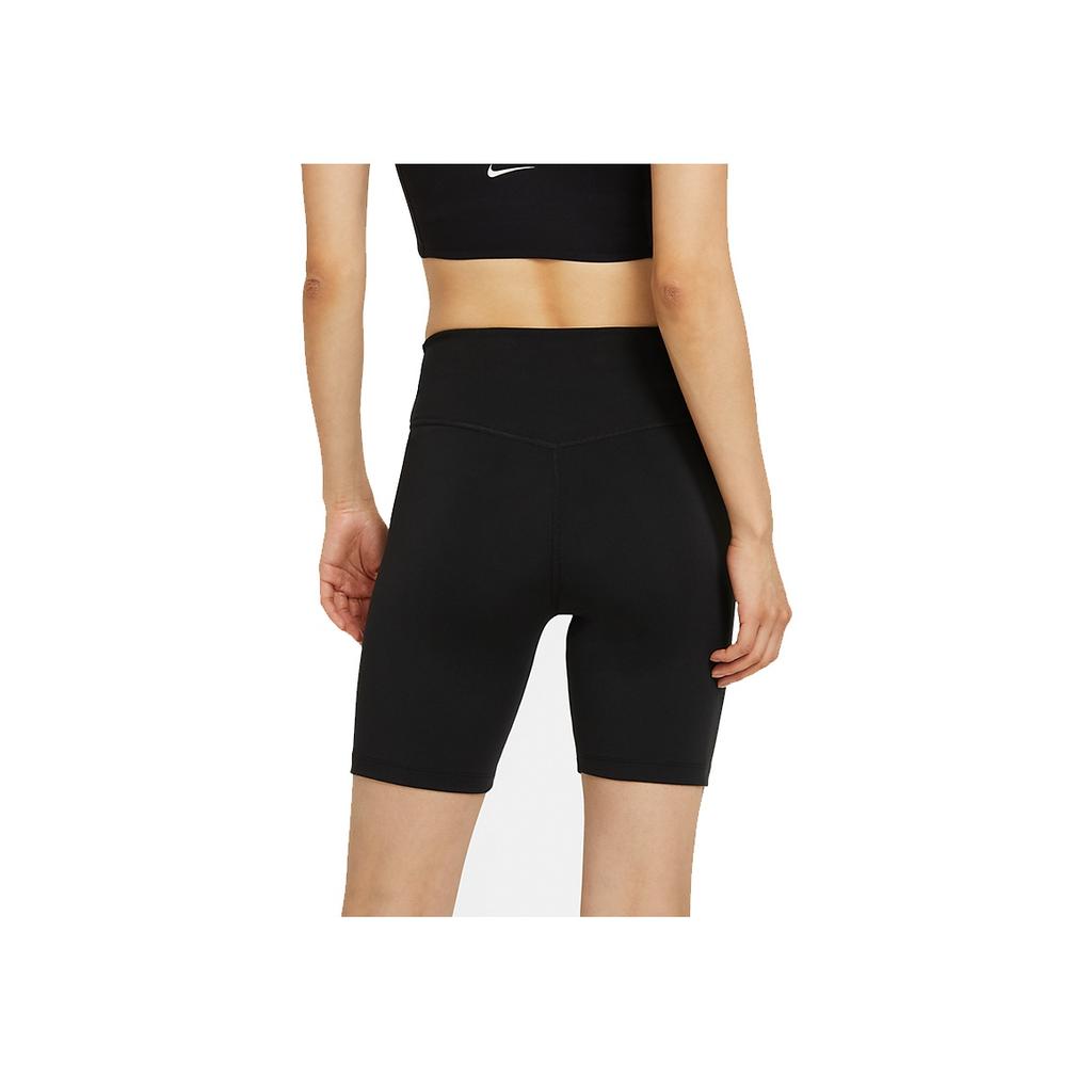 Nike One Mid-Rise Training Cycling Fitness Shorts Women Bottoms Black DD0244-010
