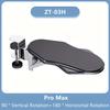Adjustable Ergonomic Arm Rest - Foldable Desk Extension with Rotating Wrist Pad for Home & Office Comfort Wrist Rest Support 1pc