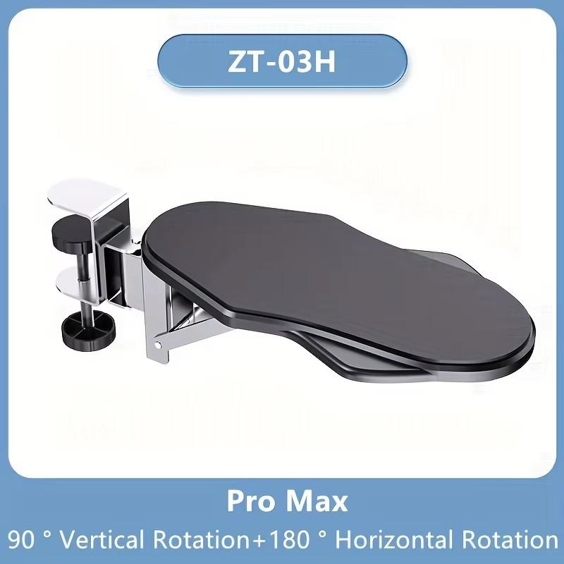 Adjustable Ergonomic Arm Rest - Foldable Desk Extension with Rotating Wrist Pad for Home & Office Comfort Wrist Rest Support 1pc