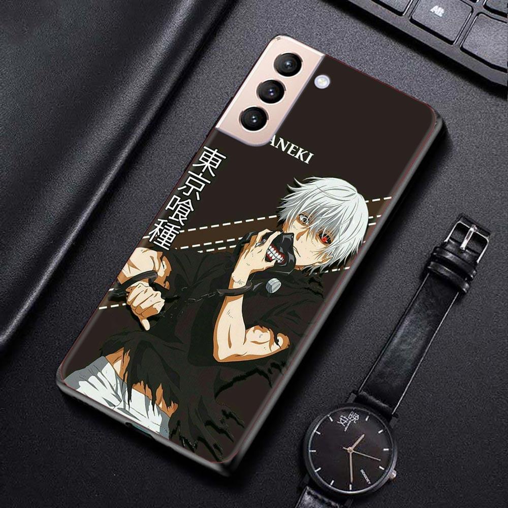 Anime Tokyo Ghoul Boy Jin Muyan Case For Samsung Galaxy S22 S21 S20 Ultra FE S22 S21 S20 S10 S9 S8 Plus S10e S7 Edge Phone Cover