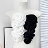 3D Ruffle Flower Appliques Handcraft Materials Kits Crafting Garment Accessories Dance Costume Project Sewing On Patches