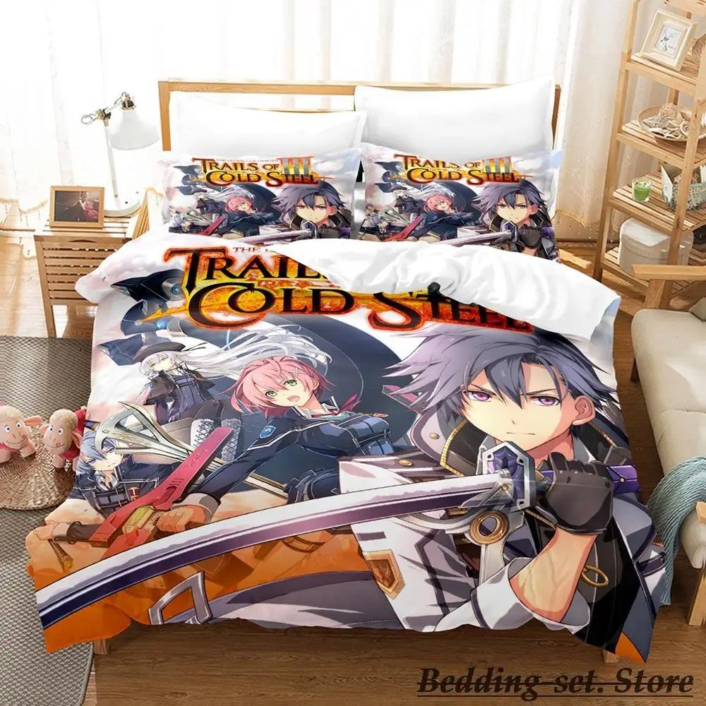 The Legend of Heroes Bedding Set Single Twin Full Queen King Size Bed Set Adult Kid Bedroom Duvetcover Sets Anime parure de lit