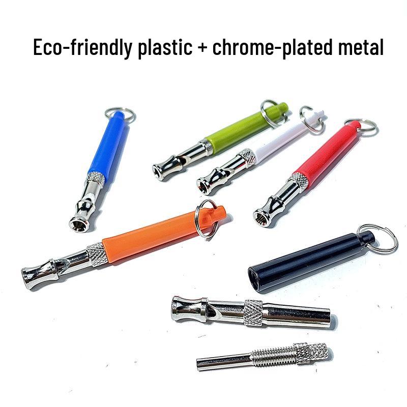 Adjustable Stainless Steel Ultrasonic Dog Training Whistle with Lanyard