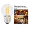 6 Adet Kısılabilir LED Lamba Ampulü G45 E27 4W Şeffaf Filament Ampuller Ev Aydınlatması için Sıcak Işık 110V