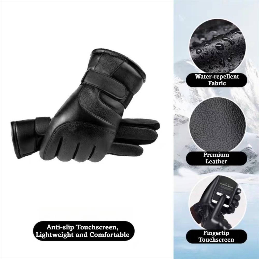 Touchscreen Motorcycle Gloves Thickened Fleece Winter Gloves  Winter Outdoor Activities